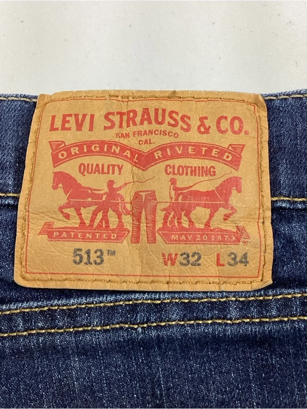 Levi’s 513 W32 x L32.5 Slim Straight Leg Jeans